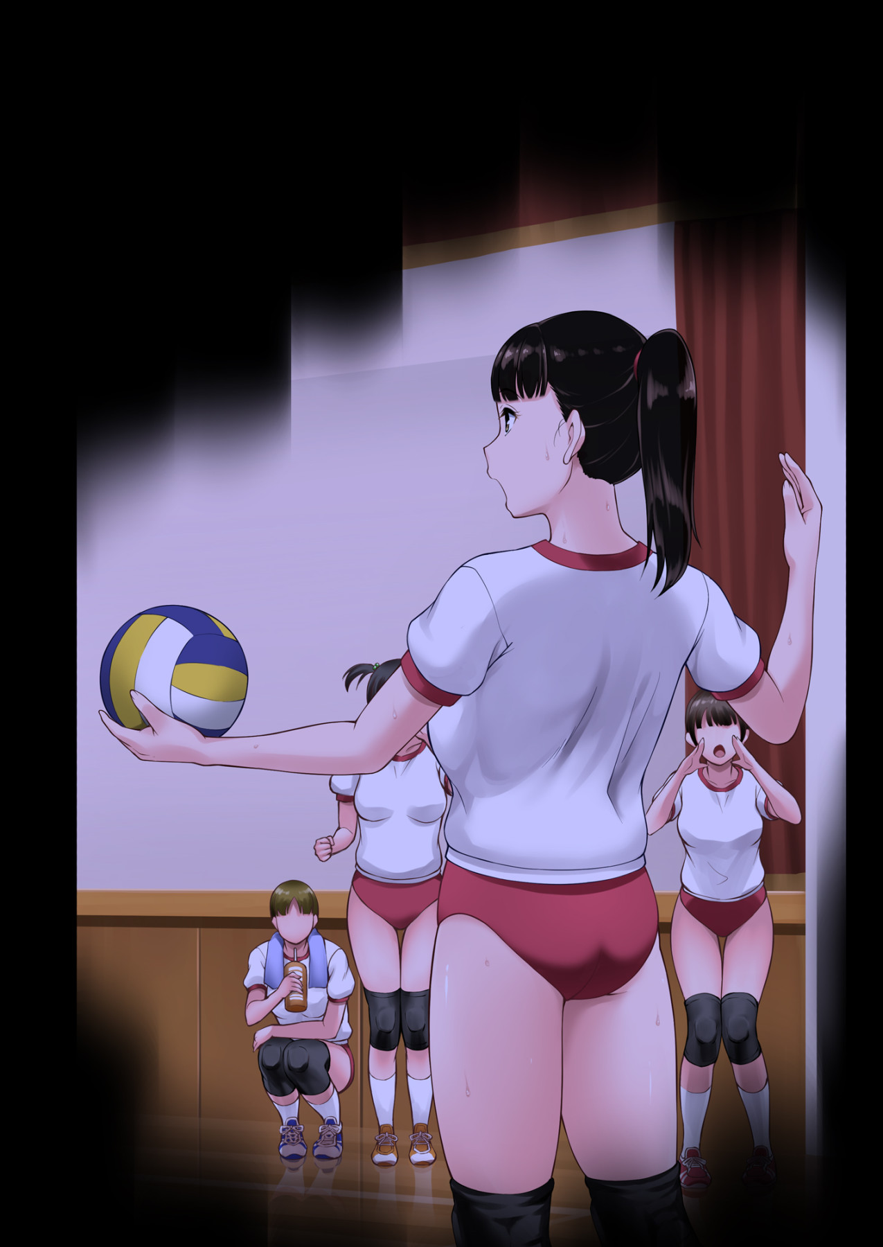 Hentai Manga Comic-Girl's Volleyball Club, Schoolgirl NTR-Read-50